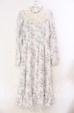 画像1: 【SALE】Kurumi Collaboration / KRハナジゴスリーブワンピース ｓ オフ O-25-11-11-053-LO-OP-IG-ZT278 (1)