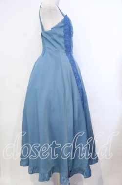 画像3: Chalmiere / シュエットジャンパースカート  ブルー O-25-11-11-004-LO-OP-IG-OS