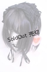 BABY, THE STARS SHINE BRIGHT / はしごレースのスピンドールヘッドドレス  クロ×クロ O-25-11-11-1036-BA-AC-IG-OS