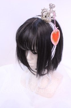 画像1: BABY, THE STARS SHINE BRIGHT / 蝶々王冠ヘッドドレス  シルバー O-25-11-11-1037-BA-AC-IG-OS