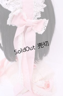 画像2: BABY, THE STARS SHINE BRIGHT / ロングリボンレースヘッドドレス  ピンク×シロ O-25-11-11-1038-BA-AC-IG-OS