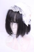 Angelic Pretty / Fancy PrincessジャンパースカートSet ヘッドドレス単品  シロ O-25-11-11-1040-AP-AC-IG-OS