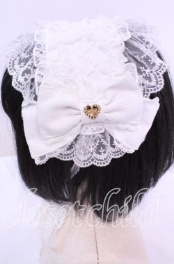 画像2: Angelic Pretty / Fancy PrincessジャンパースカートSet ヘッドドレス単品  シロ O-25-11-11-1040-AP-AC-IG-OS