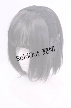 画像1: m petit by misako / TT*AMレースカチューシャ  クロ O-25-11-11-1041-LO-AC-IG-OS