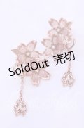 axes femme / サクラ装飾イヤリング  ピンク O-25-11-11-1043-AX-AC-OW-ZT422-F004