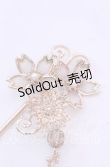 axes femme / サクラ装飾かんざし  ゴールド O-25-11-11-1044-AX-AC-OW-OS