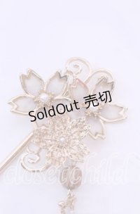 axes femme / サクラ装飾かんざし  ゴールド O-25-11-11-1044-AX-AC-OW-OS