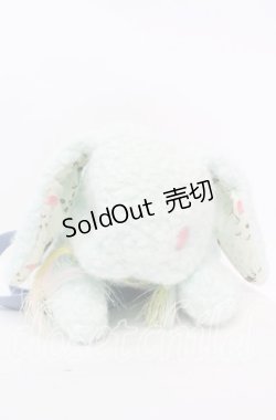 画像2: 牧場仕立て / ぽこぽこ本体にラムネ色の春待ちうさぎバッグ  ラムネ O-25-11-11-1003-LO-BG-OW-ZT274