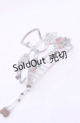 axes femme / いちごモチーフバンスクリップ  シルバー O-25-11-11-1045-AX-AC-OW-OS