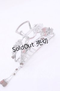 axes femme / いちごモチーフバンスクリップ  シルバー O-25-11-11-1045-AX-AC-OW-OS