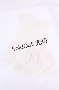 axes femme / フリル×レースアームカバー  キナリ O-25-11-11-1046-AX-ZA-OW-OS