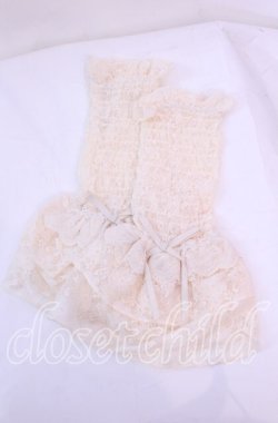 画像1: axes femme / フリル×レースアームカバー  キナリ O-25-11-11-1046-AX-ZA-OW-OS