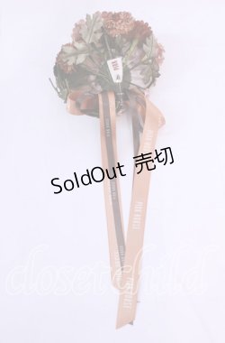 画像3: PINK HOUSE / ギンガムブーケコサージュ  オレンジ系 O-25-11-11-1048-LO-AC-OW-OS