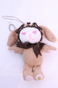 BABY, THE STARS SHINE BRIGHT / うさくみゃちゃんストラップ  ブラウン O-25-11-11-1051-BA-ZA-OW-OS