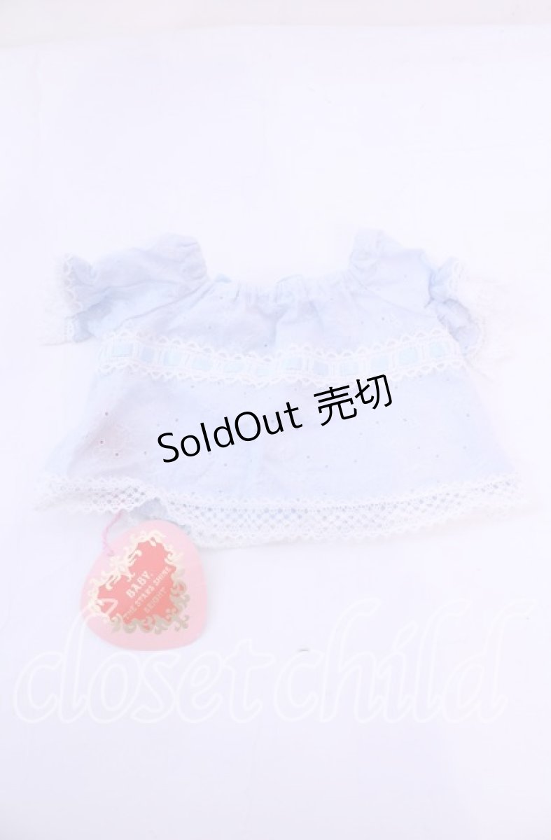 画像2: BABY, THE STARS SHINE BRIGHT / くみゃちゃんのはわせドールワンピースセット  サックス O-25-11-11-1053-BA-ZA-IG-OS (2)
