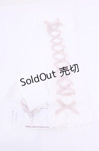 axes femme POETIQUE / レースアップＵＶグローブ  ピンク O-25-11-11-1054-AX-ZA-IG-OS