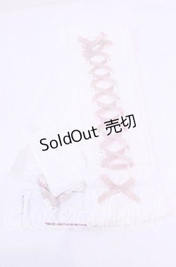 画像1: axes femme POETIQUE / レースアップＵＶグローブ  ピンク O-25-11-11-1054-AX-ZA-IG-OS