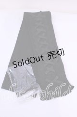 axes femme POETIQUE / レースアップＵＶグローブ  クロ O-25-11-11-1055-AX-ZA-IG-OS