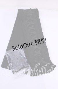 axes femme POETIQUE / レースアップＵＶグローブ  クロ O-25-11-11-1055-AX-ZA-IG-OS