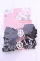 m petit by misako / AM2Pクリップ  クロ O-25-11-11-1056-LO-AC-IG-ZT422-F003