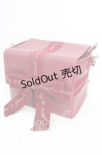 F i.n.t / プレゼントボックスバッグ  ワイン O-25-11-11-1004-CA-BG-OW-OS