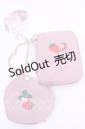 m petit by misako / AMハートミラーツキポーチ  ピンク O-25-11-11-1060-LO-ZA-IG-OS