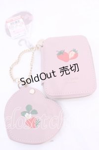 m petit by misako / AMハートミラーツキポーチ  ピンク O-25-11-11-1060-LO-ZA-IG-OS