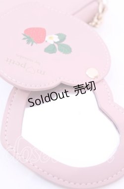 画像3: m petit by misako / AMハートミラーツキポーチ  ピンク O-25-11-11-1060-LO-ZA-IG-OS
