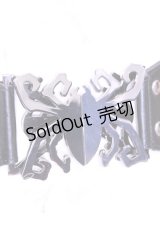 KREEP SVILLE666 / Spider Waist Belt ベルト  ブラック×ガンメタ O-25-11-11-1062-PU-ZA-IG-ZT