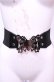 画像2: KREEP SVILLE666 / Spider Waist Belt ベルト  ブラック×ガンメタ O-25-11-11-1062-PU-ZA-IG-OS (2)