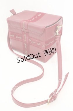 画像2: F i.n.t / プレゼントボックスバッグ  ワイン O-25-11-11-1004-CA-BG-OW-OS