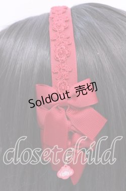 画像2: m petit by misako / サンリオコラボカチューシャ  ワイン（こぎみゅん） O-25-11-11-1065-LO-AC-OW-ZT