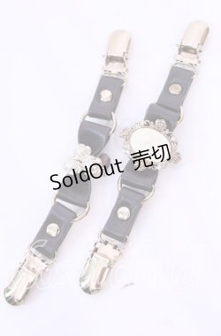 画像1: axes femme / バラ×カメオストールクリップ  ブラウン O-25-11-11-1067-AX-AC-OW-OS