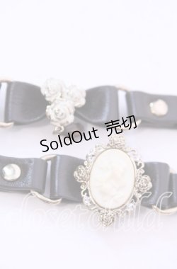 画像2: axes femme / バラ×カメオストールクリップ  ブラウン O-25-11-11-1067-AX-AC-OW-OS