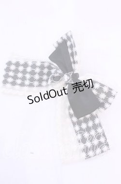 画像1: m petit by misako / クロミリボンバレッタ  クロ O-25-11-11-1068-LO-AC-OW-ZT168-F002