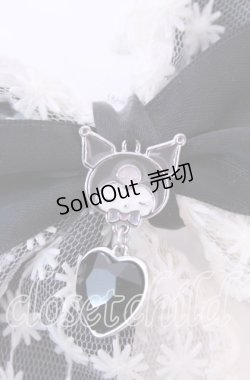 画像2: m petit by misako / クロミリボンバレッタ  クロ O-25-11-11-1068-LO-AC-OW-ZT168-F002