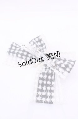 画像3: m petit by misako / クロミリボンバレッタ  クロ O-25-11-11-1068-LO-AC-OW-ZT168-F002