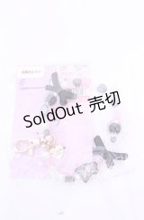 m petit by misako / サンリオキャラクターズコラボ クロミ リボンバッグチャーム  クロ O-25-11-11-1071-LO-ZA-OW-OS