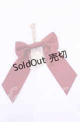 DearMyLove / イニシャルチャームリボンクリップ  ワイン O-25-11-11-1072-EL-ZA-OW-ZT168-F006
