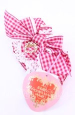 画像1: BABY, THE STARS SHINE BRIGHT / Flancesca Ribbonシュシュ  えんじ×ピンク O-25-11-11-1075-BA-ZA-OW-OS (1)