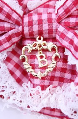 画像2: BABY, THE STARS SHINE BRIGHT / Flancesca Ribbonシュシュ  えんじ×ピンク O-25-11-11-1075-BA-ZA-OW-OS