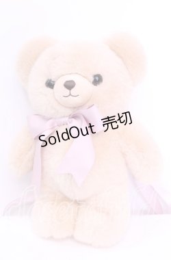 画像1: Chalmiere / フラッフィベアぬいぐるみバッグ  ベージュ×ピンク O-25-11-11-1078-LO-BG-IG-OS