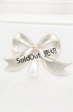 画像2: axes femme POETIQUE / リボンエンボス推し活バッグ  アイボリー O-25-11-11-1006-AX-BG-OW-ZT274