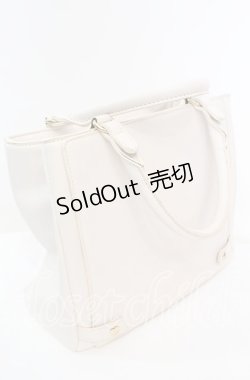 画像3: axes femme POETIQUE / リボンエンボス推し活バッグ  アイボリー O-25-11-11-1006-AX-BG-OW-ZT274