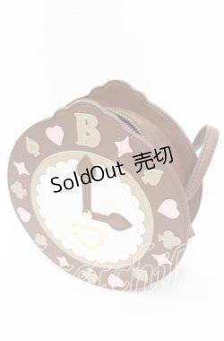 画像1: BABY, THE STARS SHINE BRIGHT / アリスの時計ポシェット  ブラウン O-25-11-11-1007-BA-BG-OW-OS