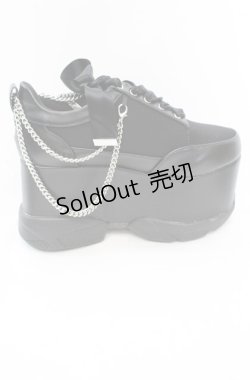 画像6: 【SALE】DearMyLove / 2連パールスニーカーパンプス【チェーン付属タイプ】 23.5ｃｍ クロ O-25-11-11-1015-EL-SH-OW-ZT-K003