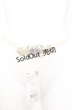 画像2: axes femme / グレイスローズパールベルト  ゴールド O-25-11-11-1016-AX-ZA-OW-ZT422-F003