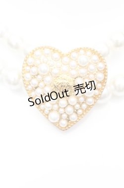 画像1: JESUS DIAMANTE / マリーハートネックレスmini  ゴールド O-25-11-11-1020-JE-AC-OW-OS