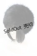 Hoshibako Works / ティターニア ファー帽子  クロ O-25-11-11-1026-LO-AC-IG-OS