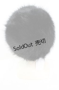 画像2: Hoshibako Works / ティターニア ファー帽子  クロ O-25-11-11-1026-LO-AC-IG-OS
